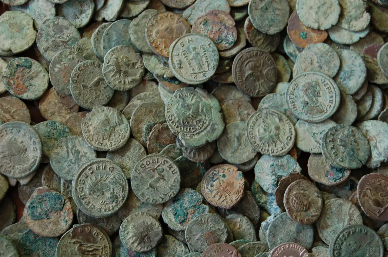 Roman coins from the Frome Hoard