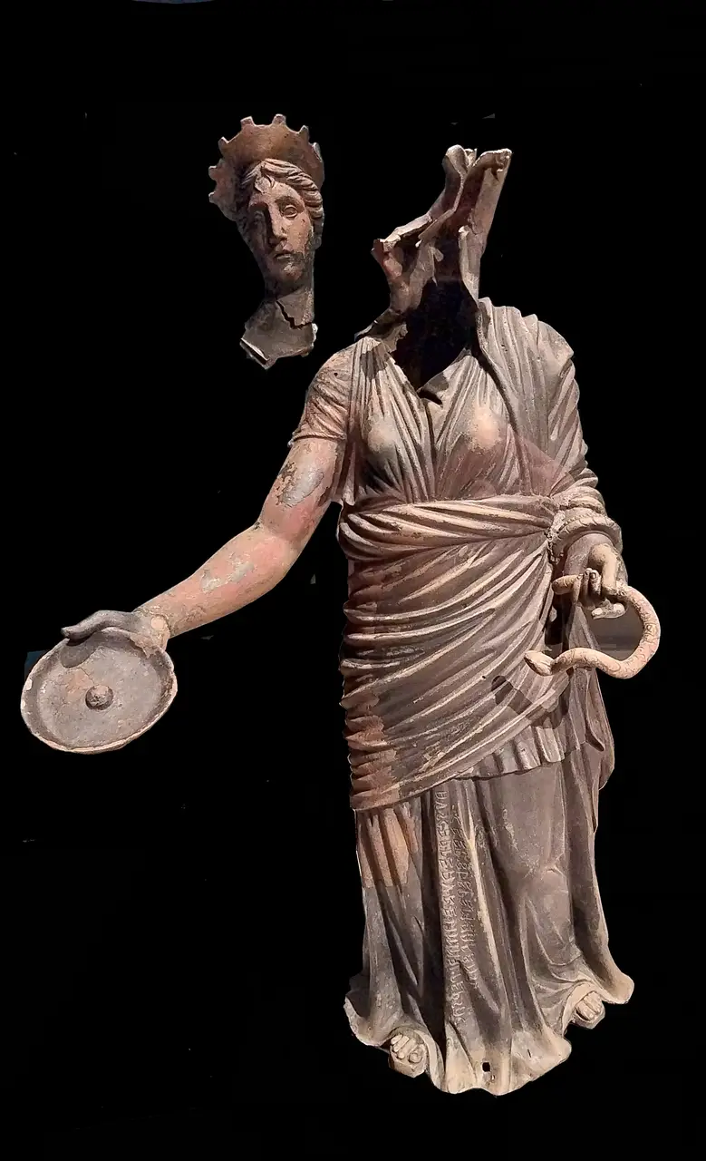 Bronze votive statue from San Casciano dei Bagni