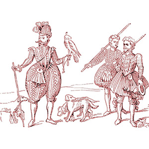 'Jacobean Hawking party