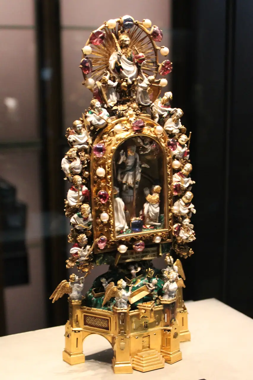 The Holy Thorn Reliquary, part of the Waddesdon Bequest at the British Museum