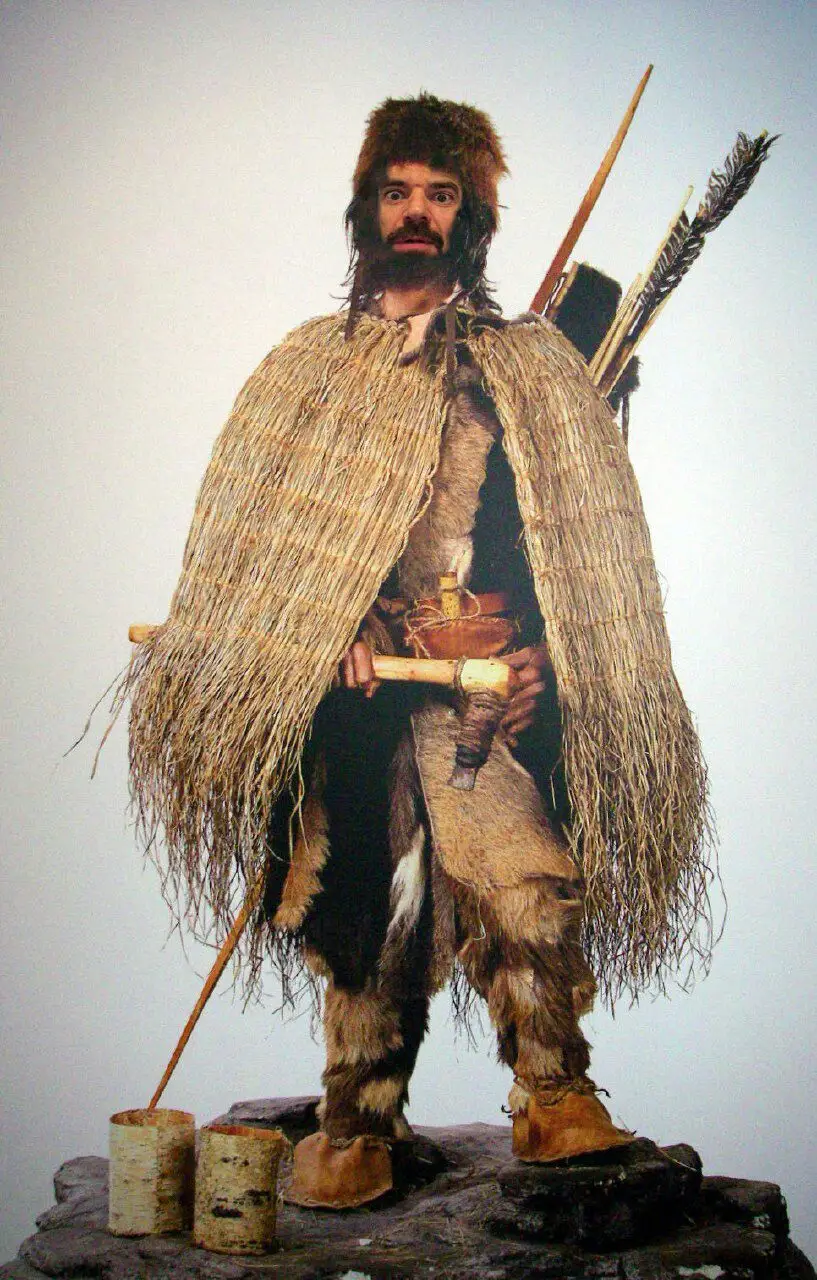A modern reconstruction of Ötzi the Iceman