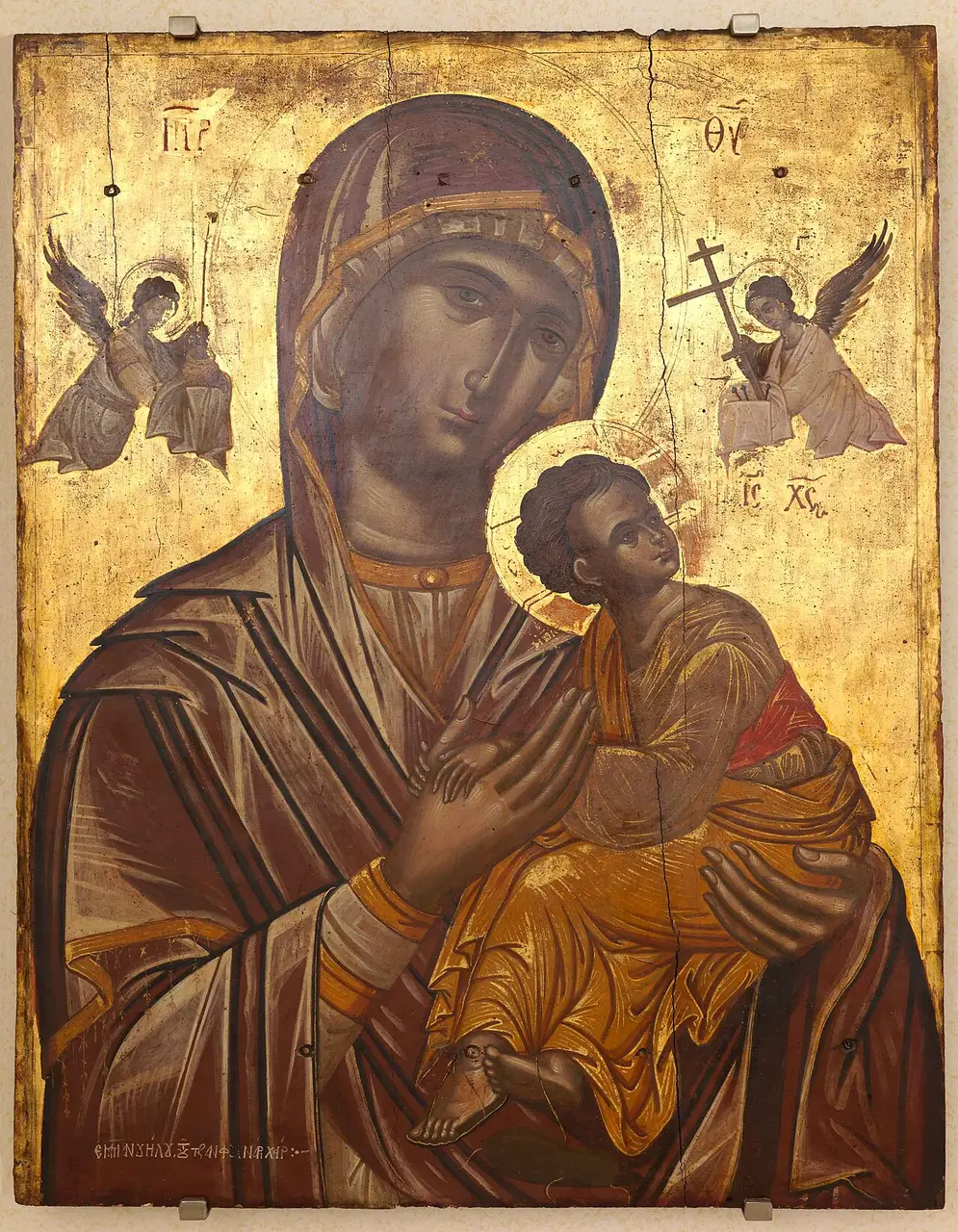 A post-Byzantine Greek icon of the Virgin and Child