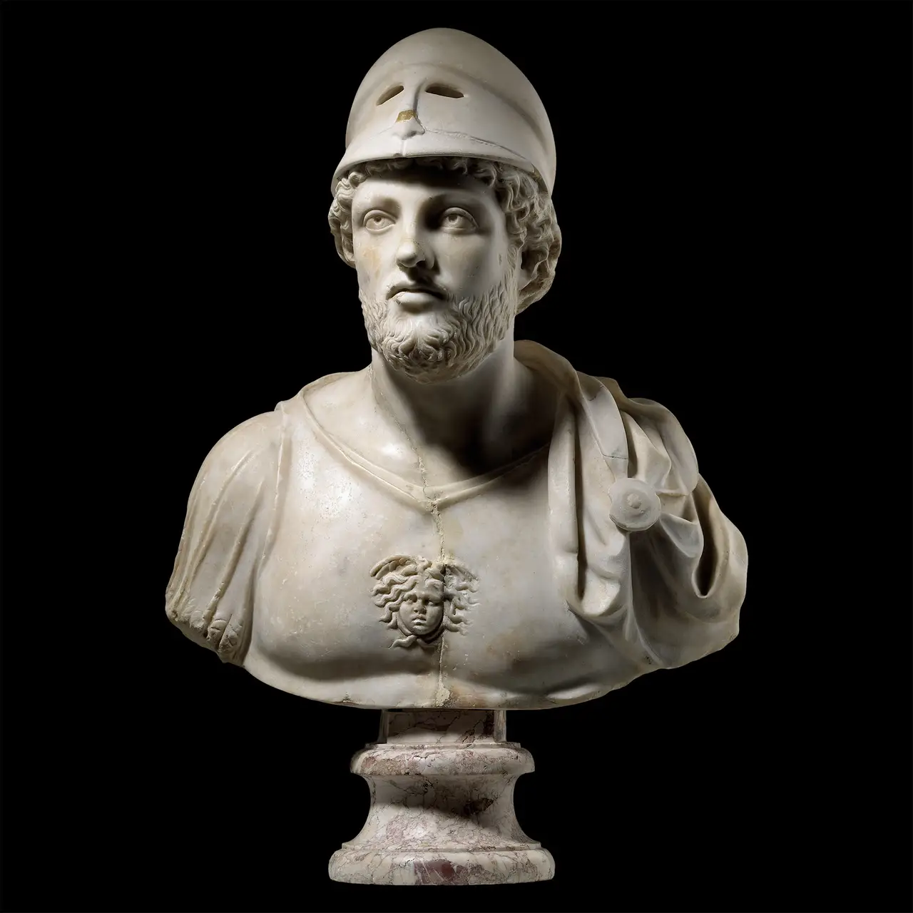 Roman Marble Bust of Mars, God of War