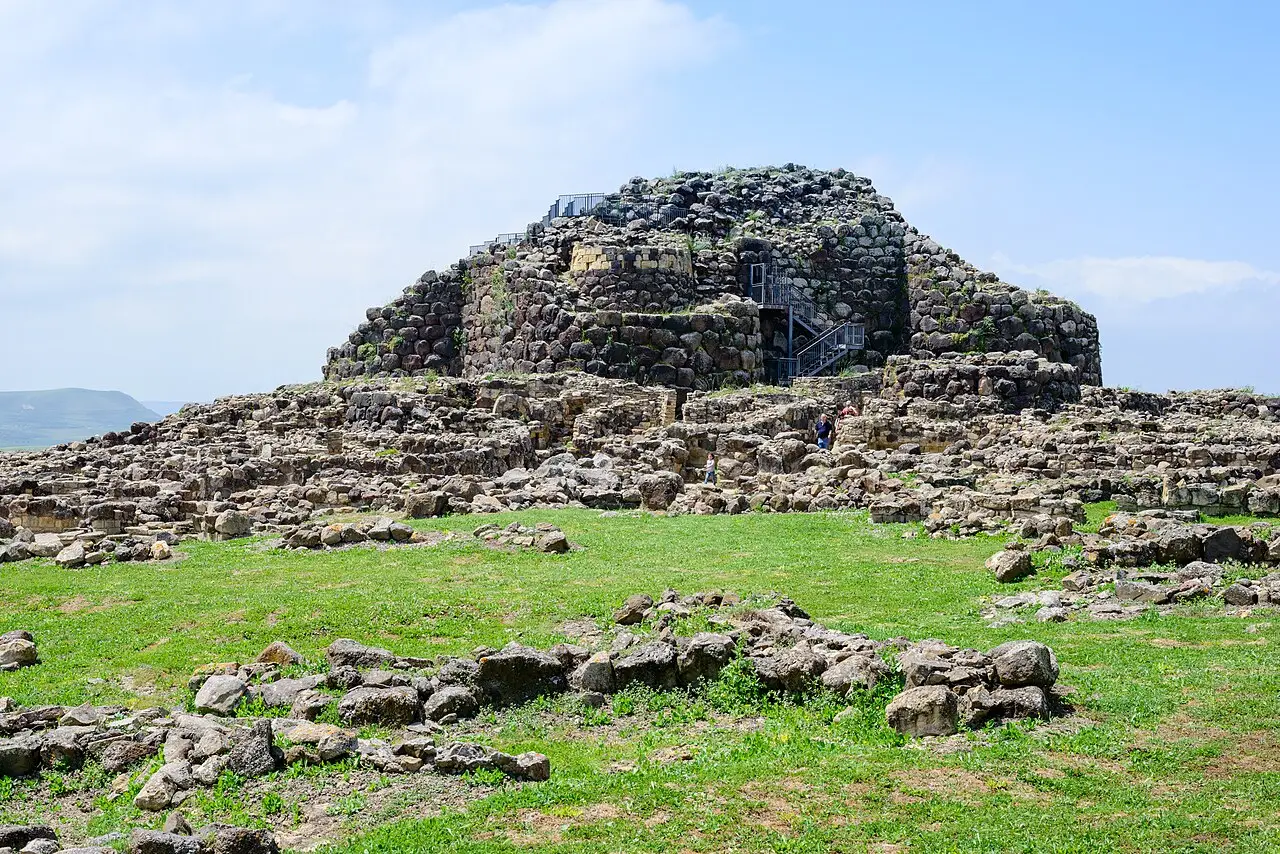 The complex nuraghe of Su Nuraxi at Barumini, south-central Sardinia