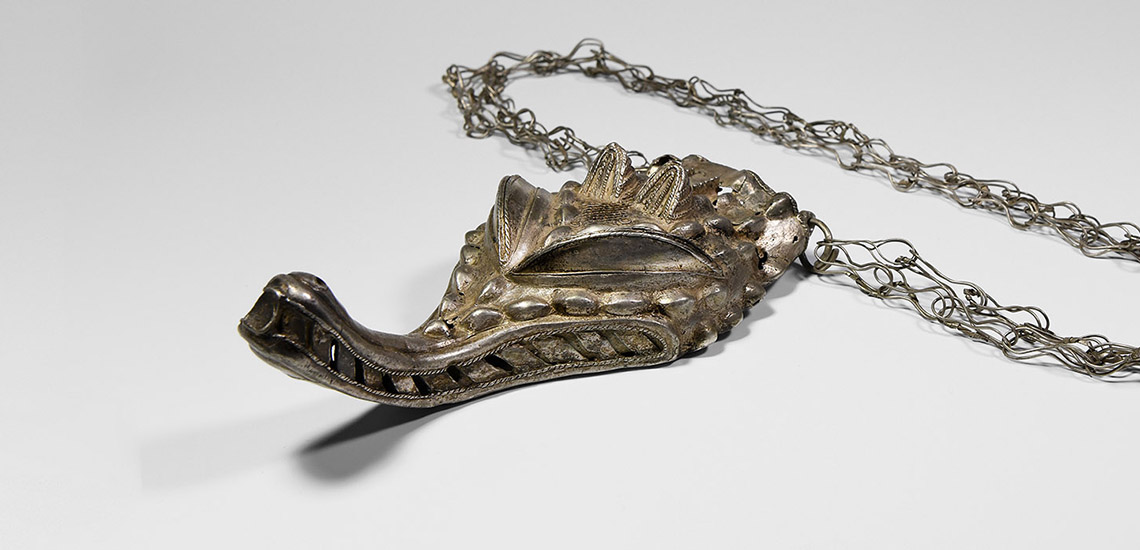 Asante Crocodile Pendant Necklace £5,000 - £7,000