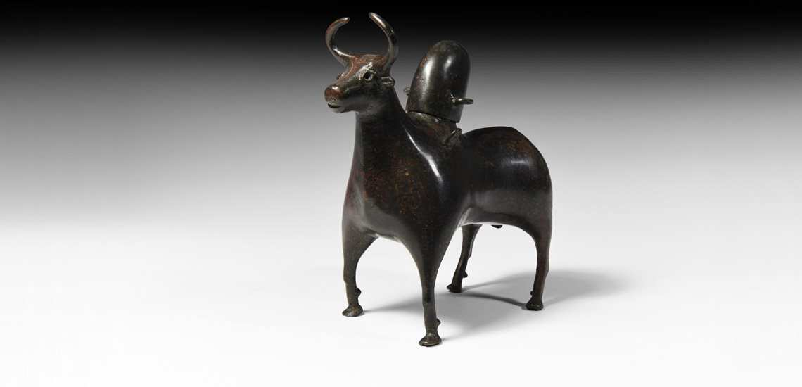 Zoomorphic Vessel with Stopper Lid £18,000 - £24,000