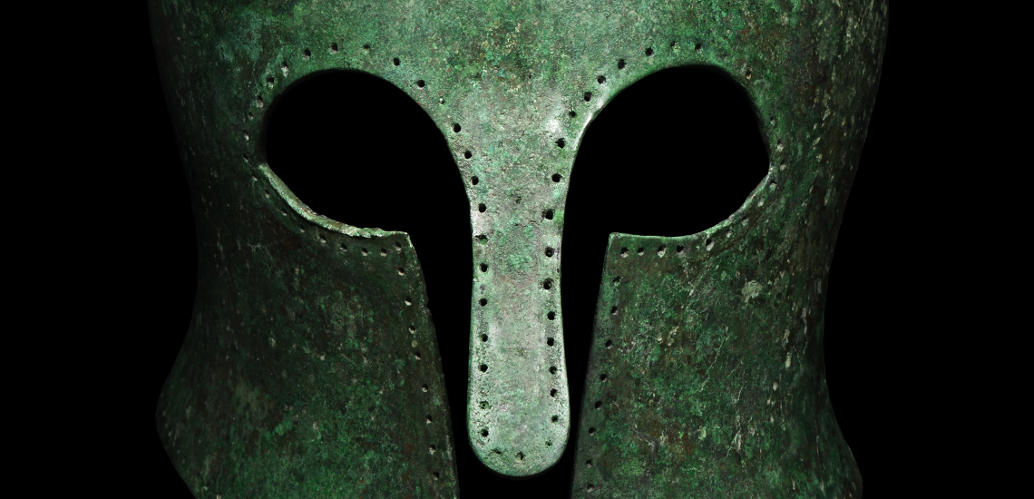 Corinthian Helmet of a Hoplite Warrior