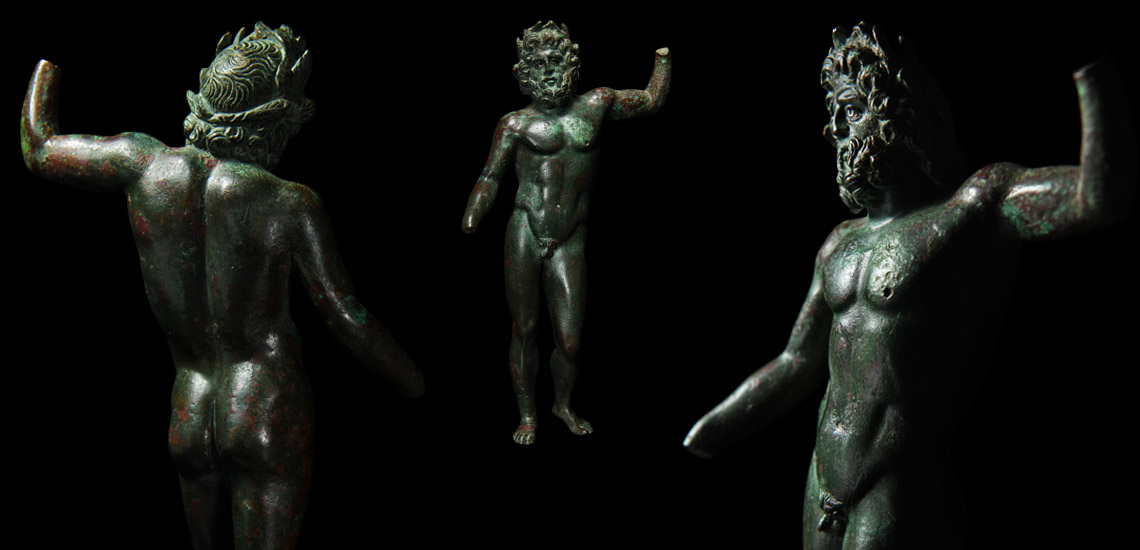 Roman Jupiter Statuette with Silver Eyes £15,000 - £20,000