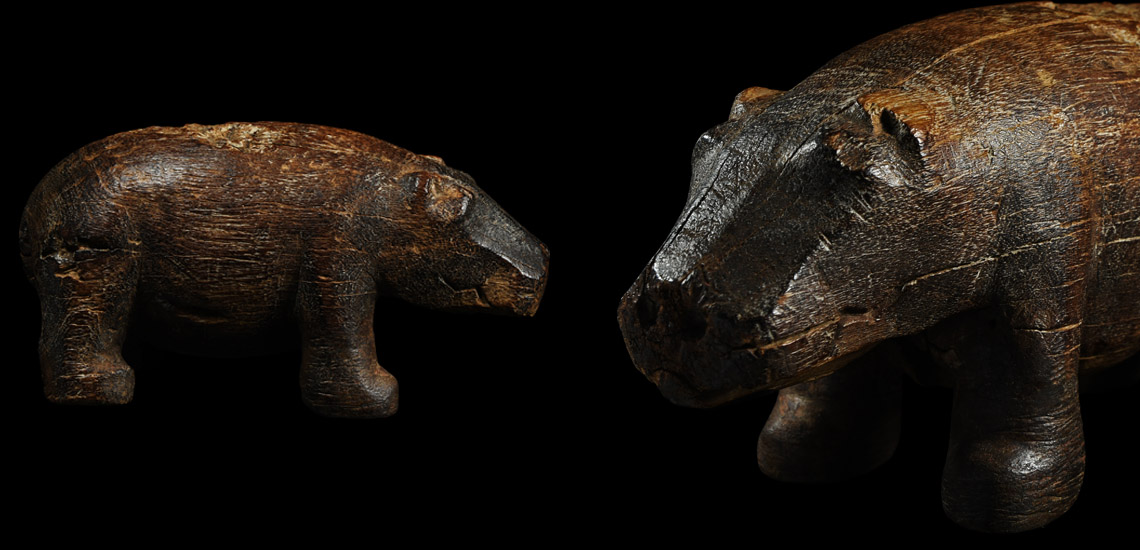 Wooden Hippopotamus Figurine £20,000 - £30,000