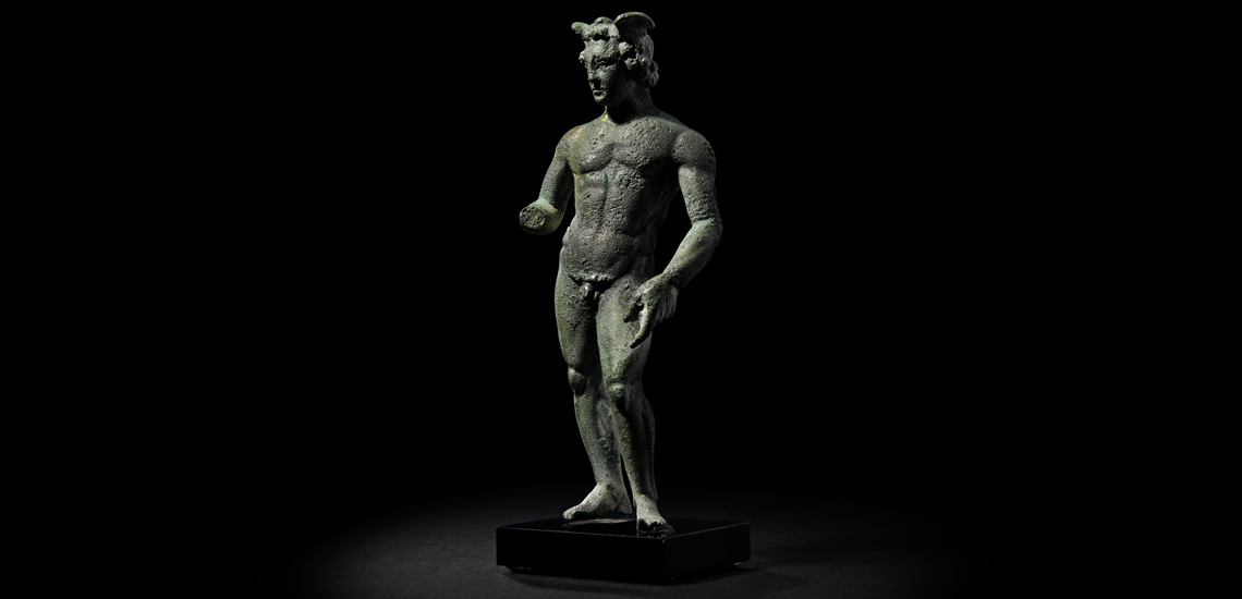 Gallo-Roman Statuette of the God Hermes