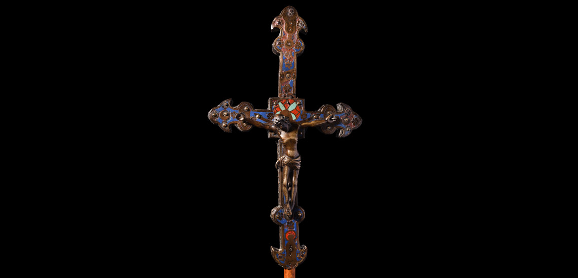 Medieval Limoges Processional Cross
