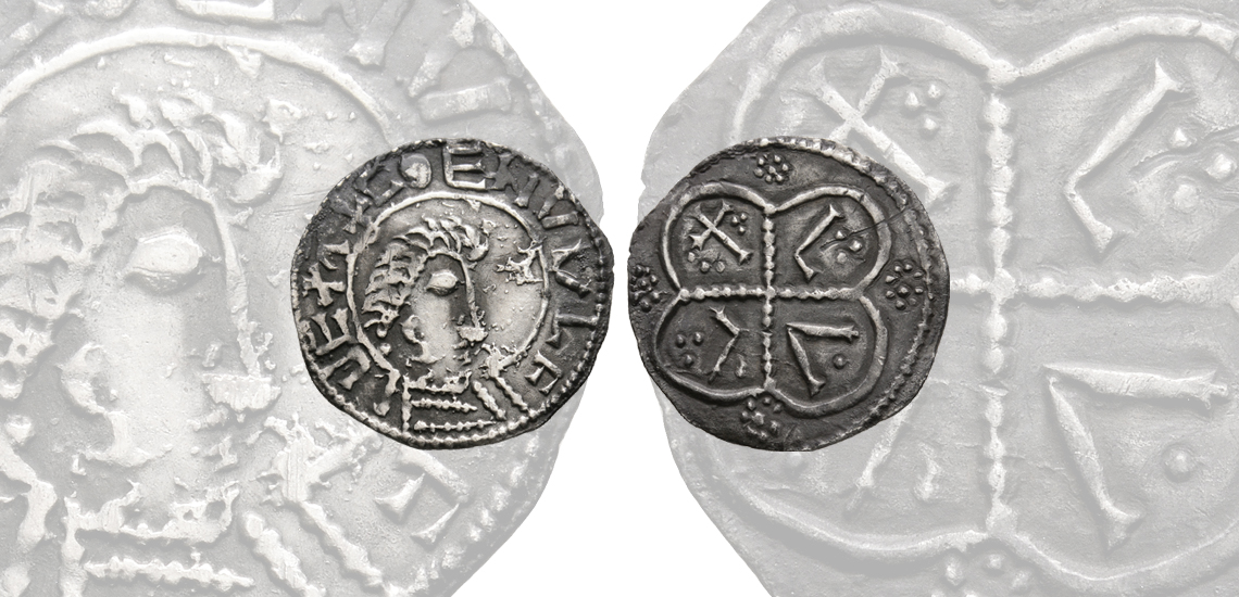 Anglo-Saxon King Coenwulf Quatrefoil Penny