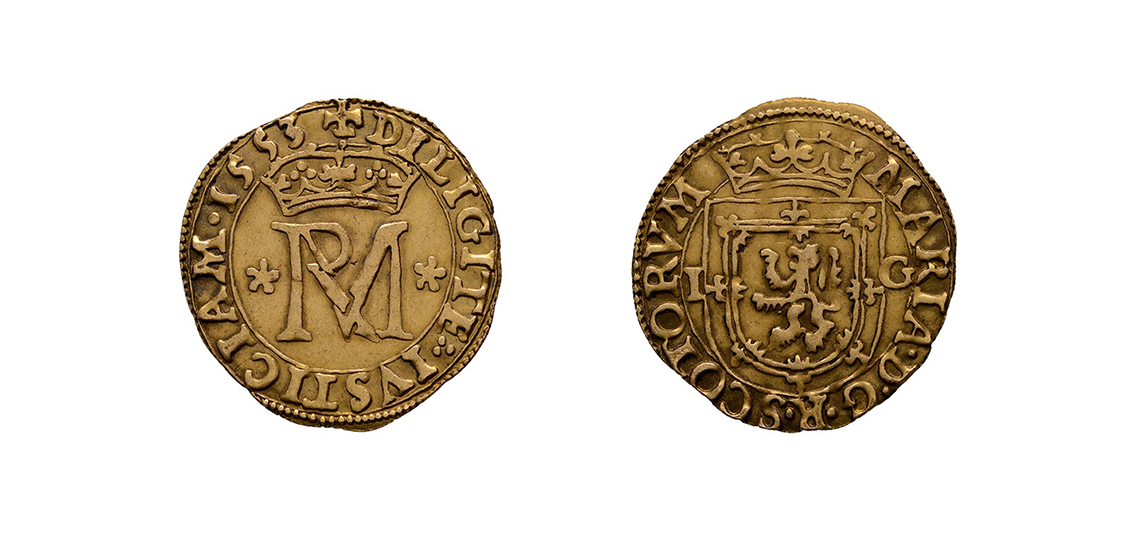 Scotland - Mary Queen of Scots - Gold Twenty-Two Shillings