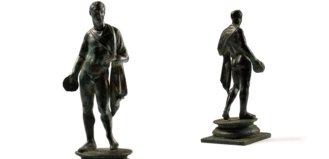 Roman Bronze Statuette of Mercury God of Trade