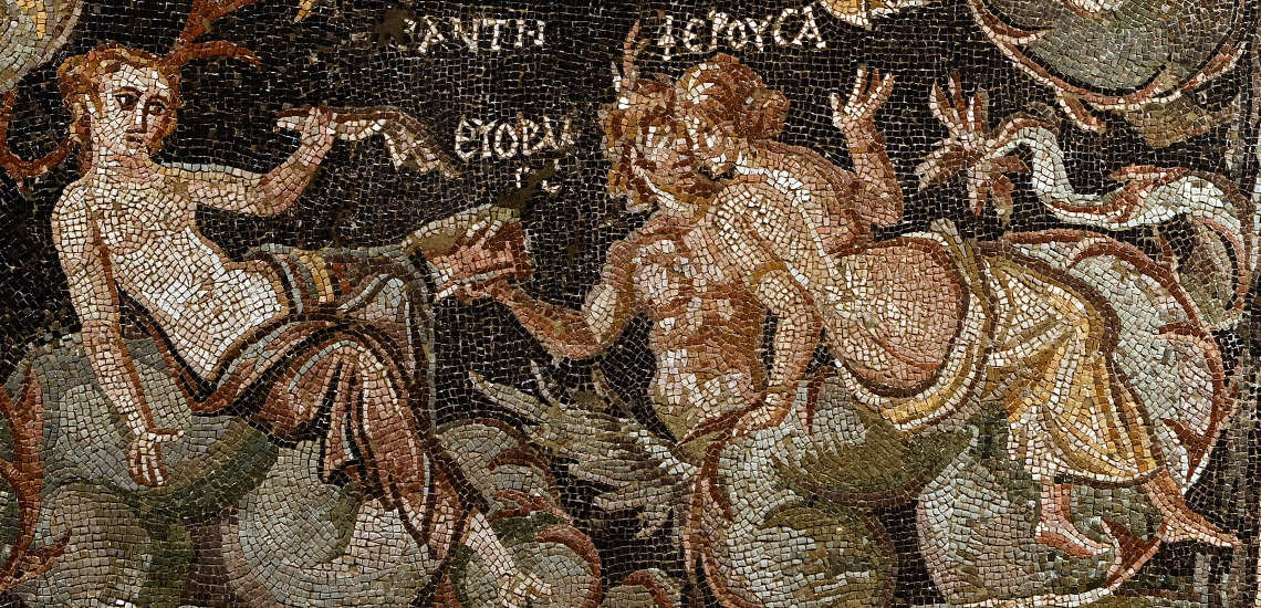 Large Roman Mosaic Depicting Marine Deities