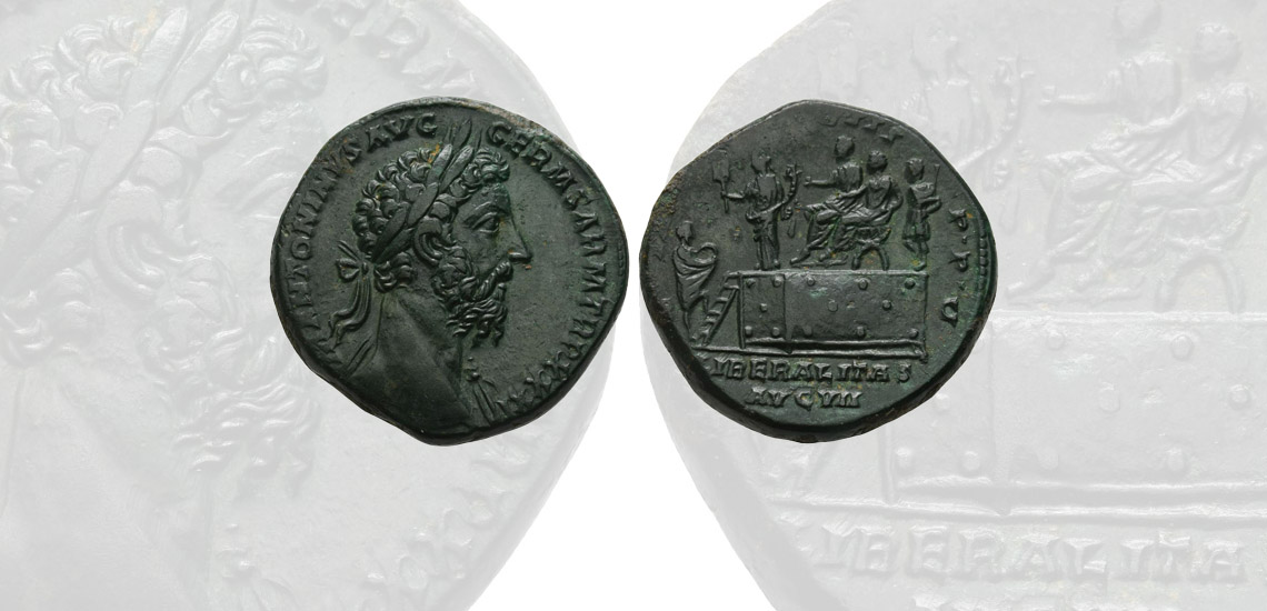 Marcus Aurelius AE Sestertius