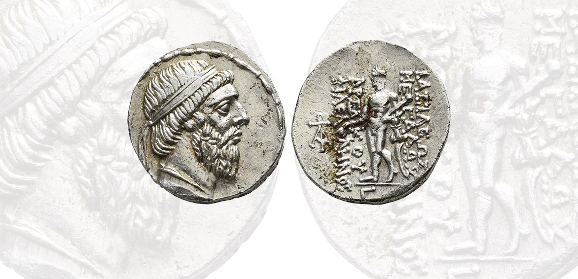 Kings of Parthia, Mithradates I AR Tetradrachm