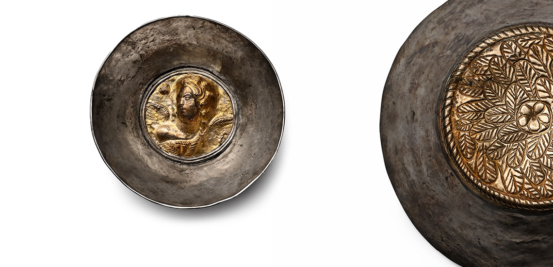 Hellenistic Silver-Gilt Cup with Nike
