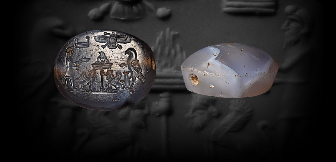 Achaemenid Chalcedony Stamp Seal