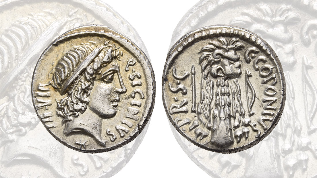 Q. Sicinius and C. Coponius AR Denarius.
