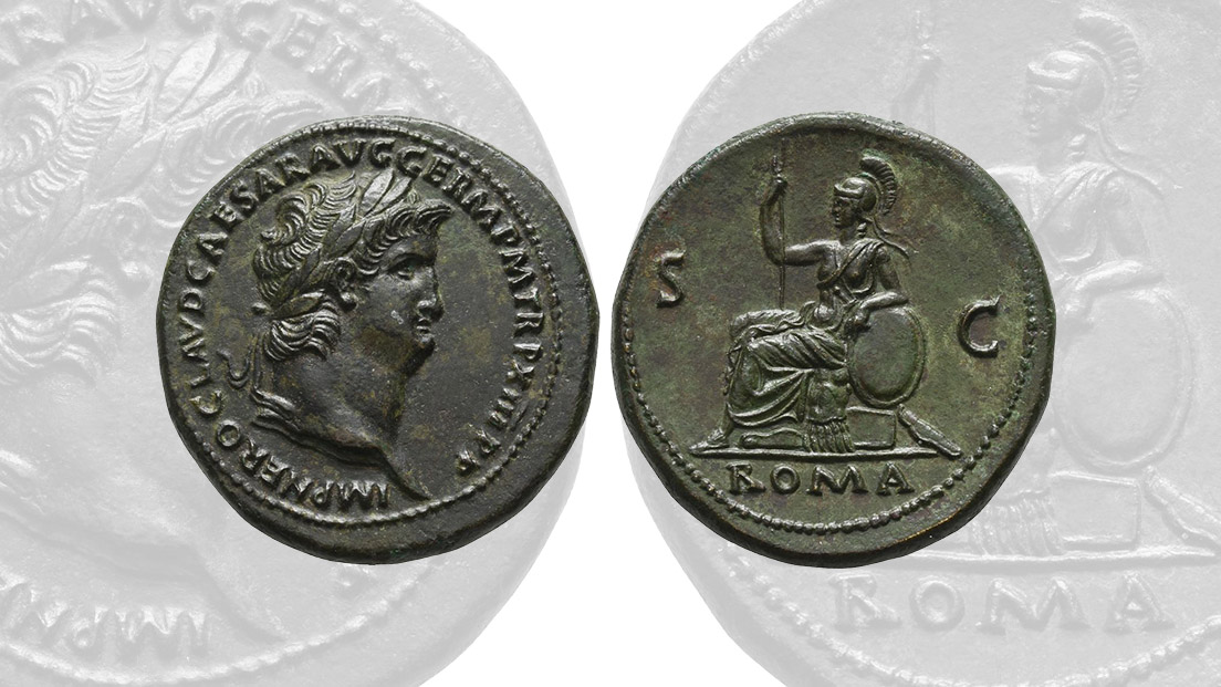 Nero AE Sestertius.