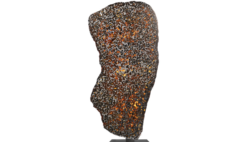 Very Large Sericho Cut and Polished Meteorite Slice