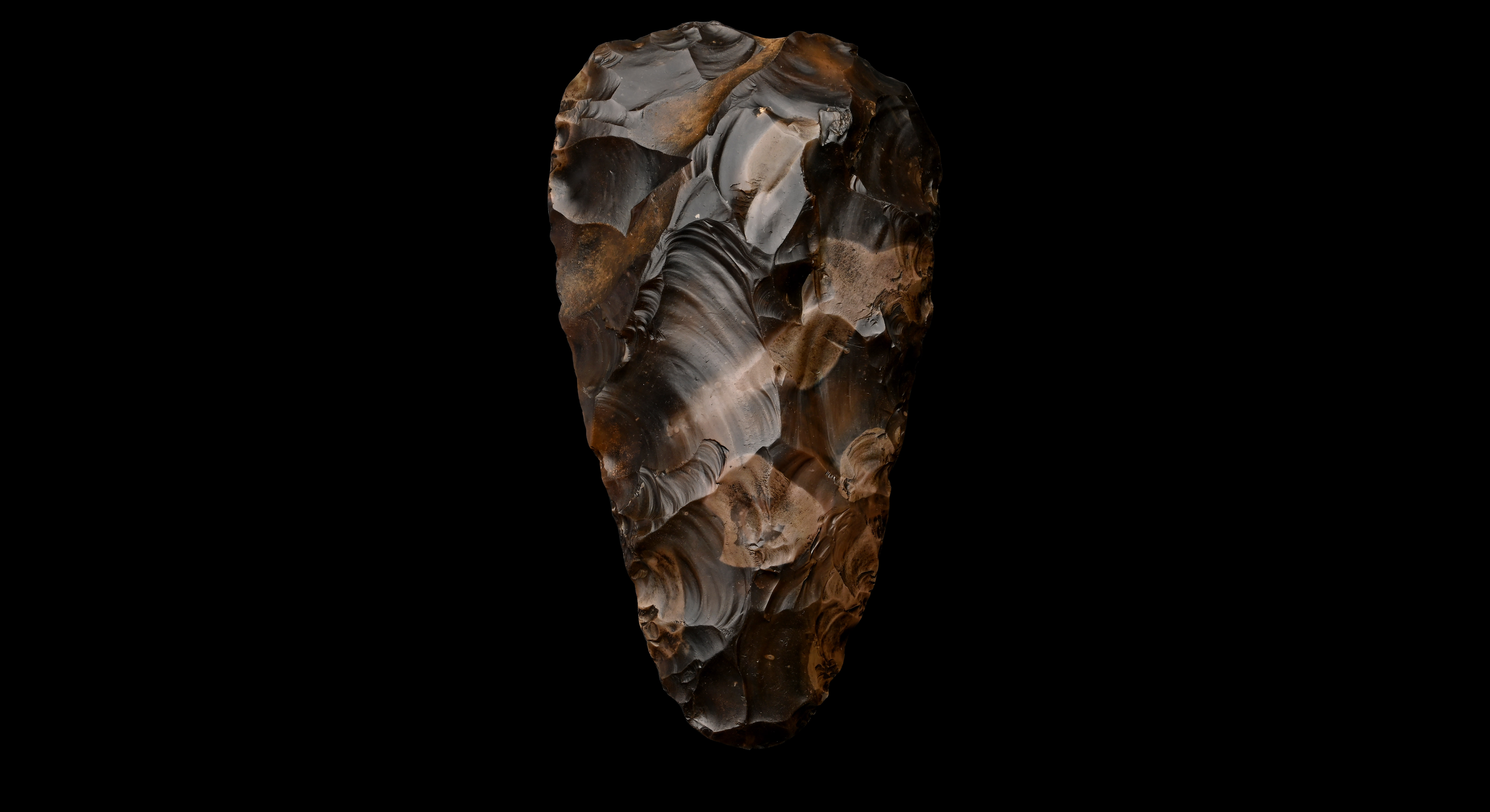 Large and Impressive Stone Age Flaked Flint Preform Handaxe