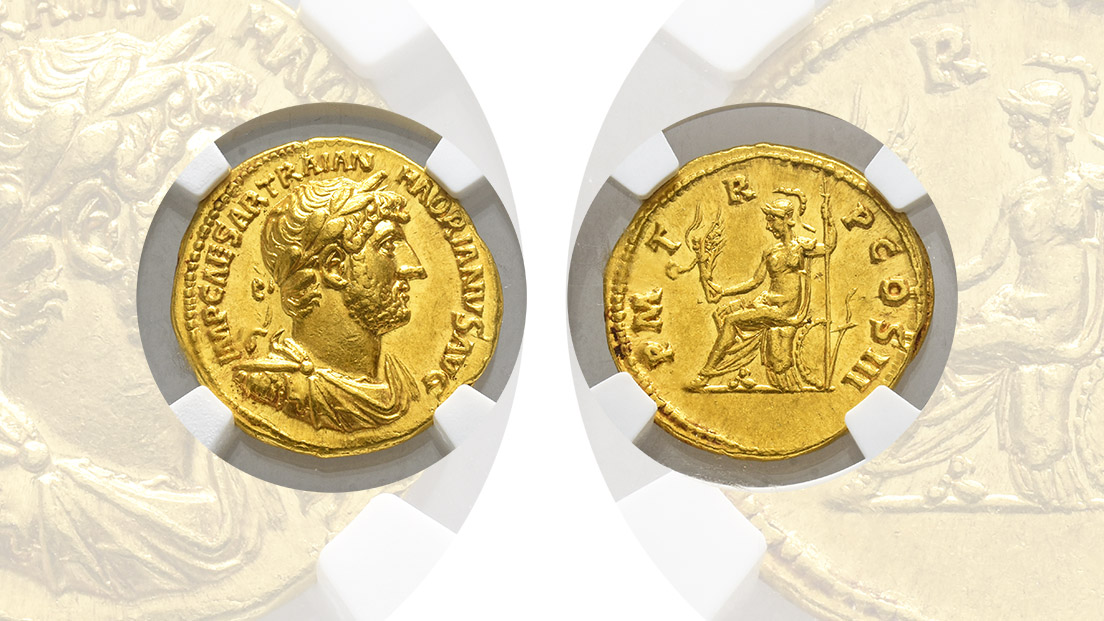 <slgray>Emperor Hadrian Gold Aureus</slgray>