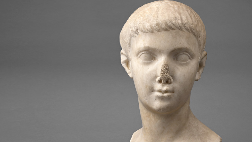 <slblack>Roman Marble Portrait of Drusus the Younger</slblack>