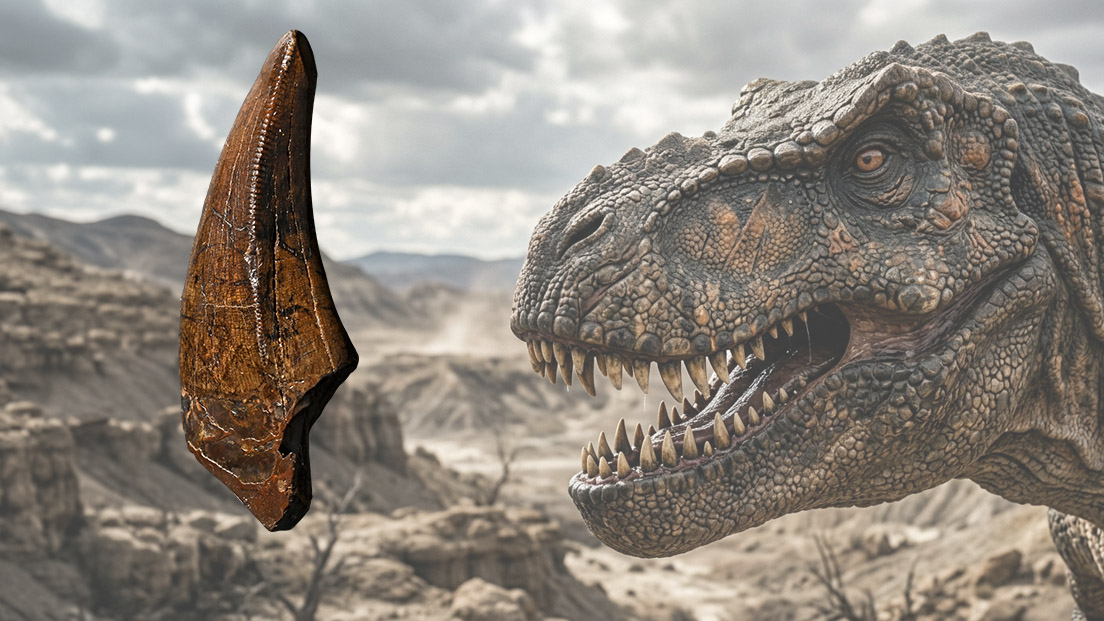 <slblack>The Tooth of a North American Tyrannosaurus-Rex</slblack>