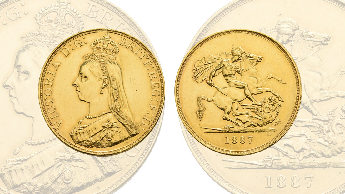 <slblack>United Kingdom. Victoria AV 5 Pounds<slblack>