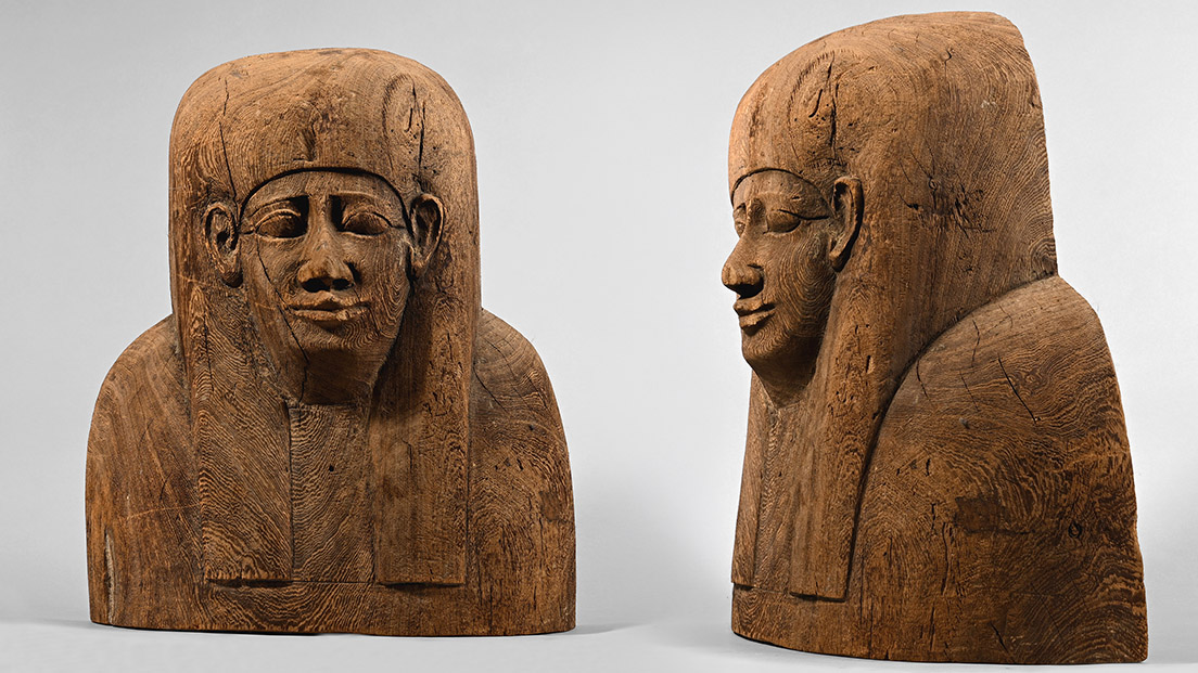 <slwhite>Large Egyptian Wooden Mummy Mask<slwhite>