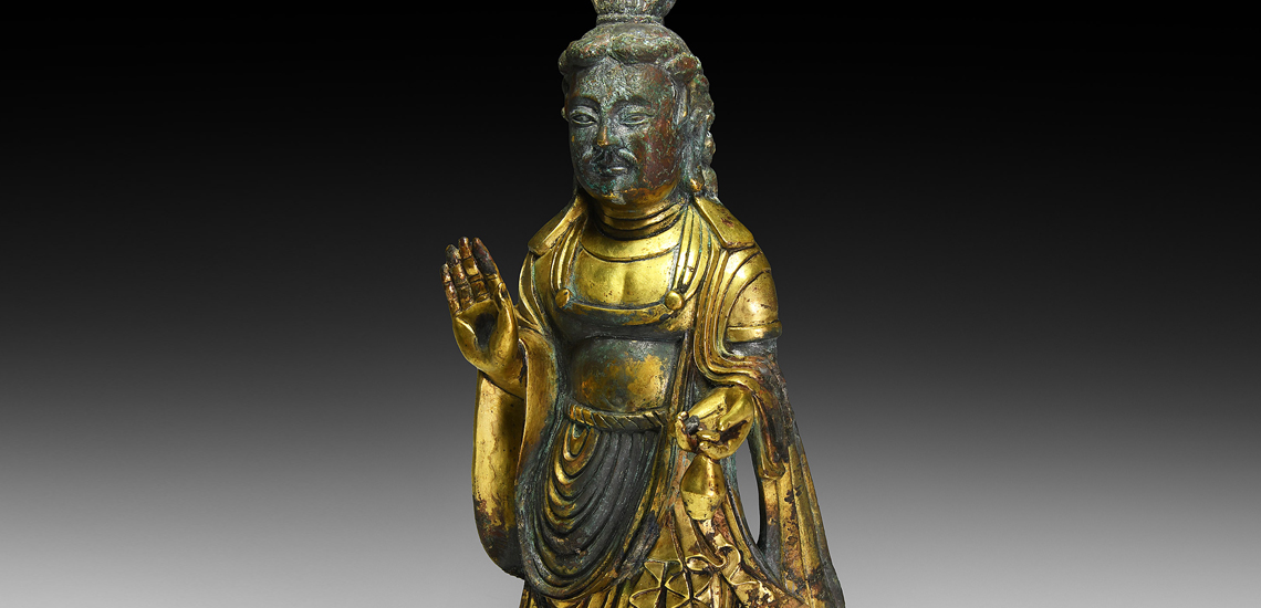 Rare and Important Chinese Royal Jin Bodhisattva Maitreya £30,000-£40,000