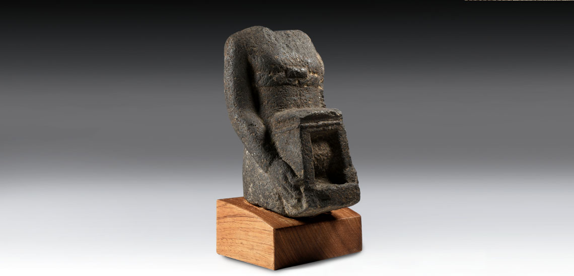 Egyptian Basalt Torso of Naophoros