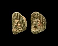 Roman Theatre Mask Mount Pair