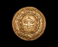 Western Asiatic Elamite Gold Hero Roundel
