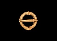 Medieval Gold 'I am a gift of love' Posy Ring Brooch