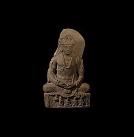 Gandharan Large Meditating Maitreya Statue
