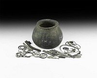 Viking Silver 'Hoard' and Vessel