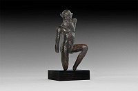 Greek Dancing Satyr Statuette
