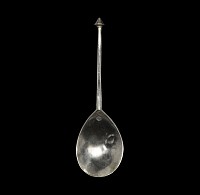Medieval Silver-Gilt 'Diamond Point' Spoon