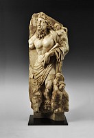 Roman Marble River God Sculpture