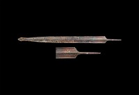 Iron Age Celtic Sword in Decorated Scabbard