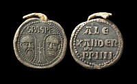 Medieval - Lead Papal Bulla Seal - Alexander IV