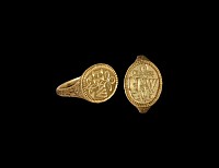 Late Elizabethan William Harvey of Tarrent Launceston Gold Personal Signet Ring