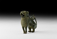 The 'Wenhaston Lion' English Animalier Candlestick