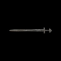 Viking Sword with Tri-Lobed Pommel