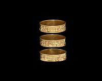Medieval Gold 'Love and Conceal Our Love' Posy Ring