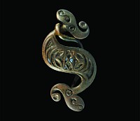 Iron Age Celtic Bronze Dragonesque Brooch