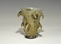 Rhenish Glass Multiple-Handled Beaker